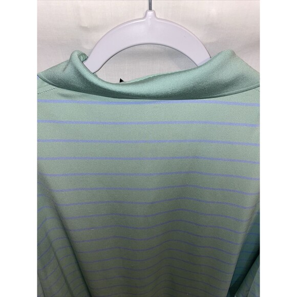 Ralph Lauren RLX Polo Shirt Men’s Size XL Mint Green Striped Golf Tennis Walking - Picture 9 of 12